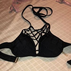 Push up swim top